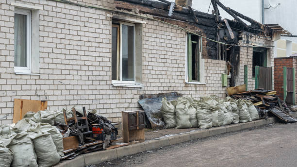 Professional Fire Damage Assessment technician working in Point Pleasant, PA